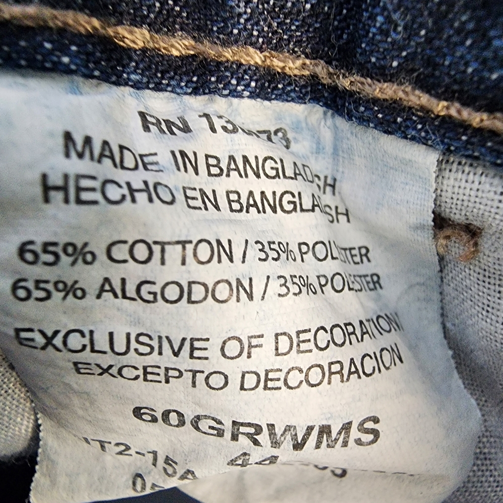 Wrangler‎ Mens Denim Cargo Shorts 44 - Picture 9 of 9